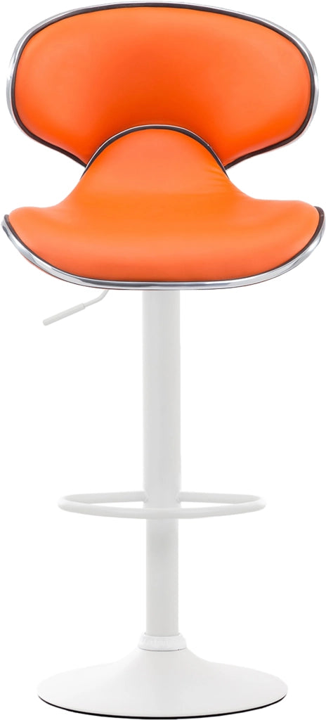 Set 2x Sgabelli LAS VEGAS V2 in similpelle arancione,bianco