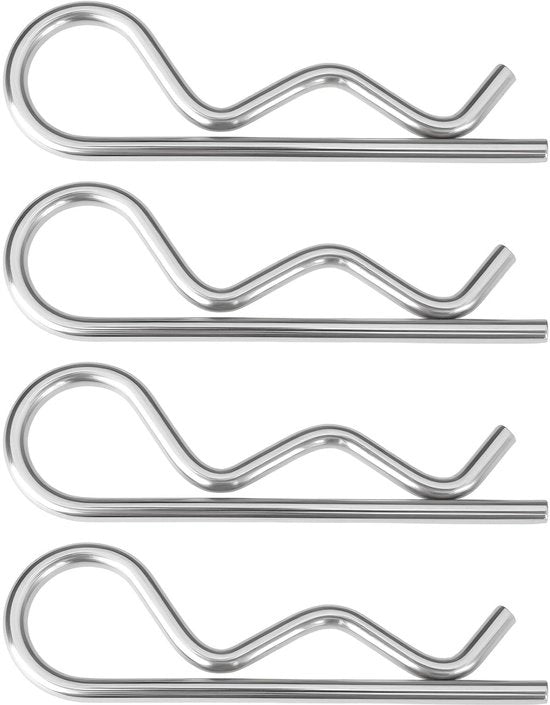 Vite a coda a spillo 3mm x 65mm - 4 pezzi - RVS 316 - Resistente alla corrosione - Installazioni navali - Progetto affidabile - Vite di fissaggio