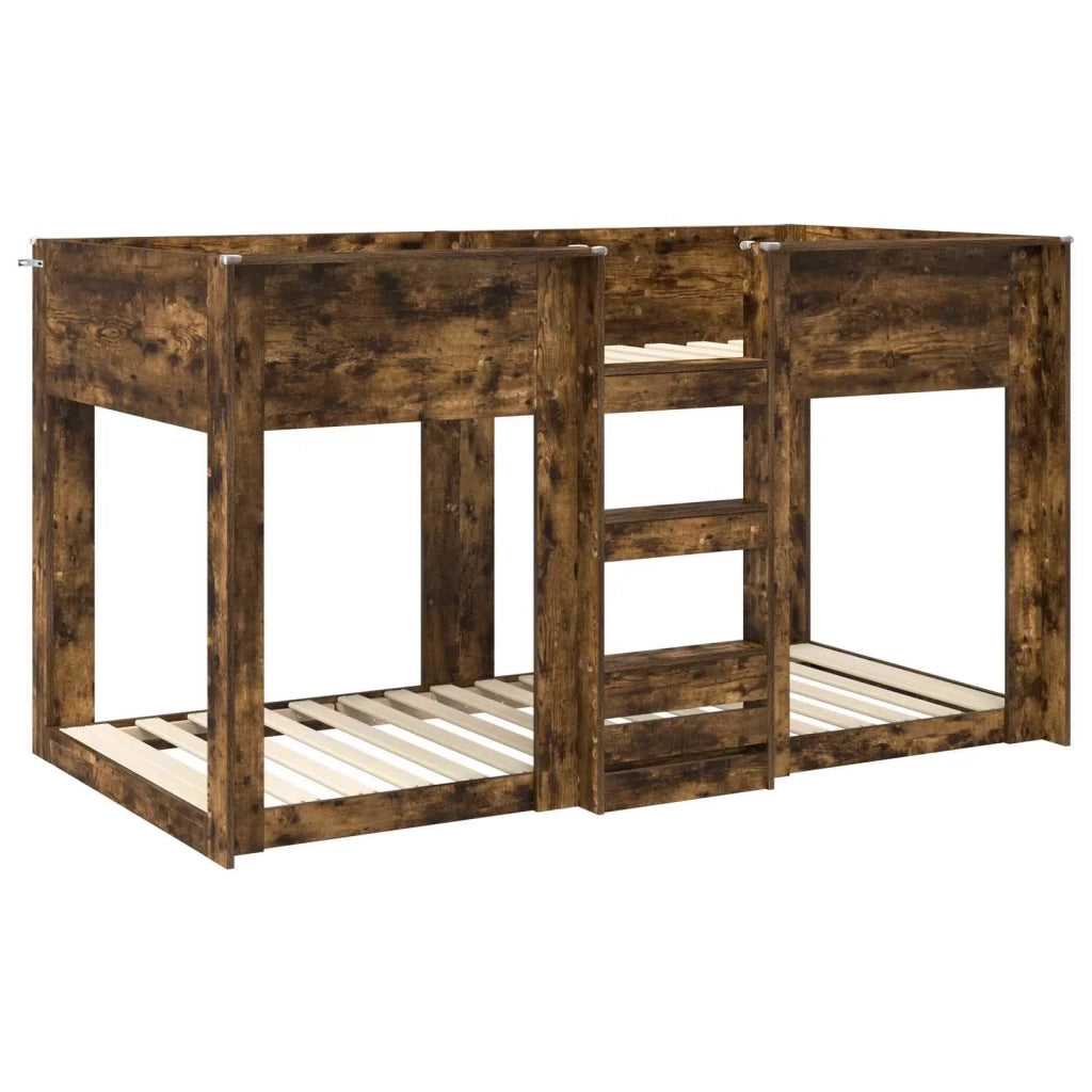 Letto a Castello per Bambini Rovere fumé 80 x 200 cm