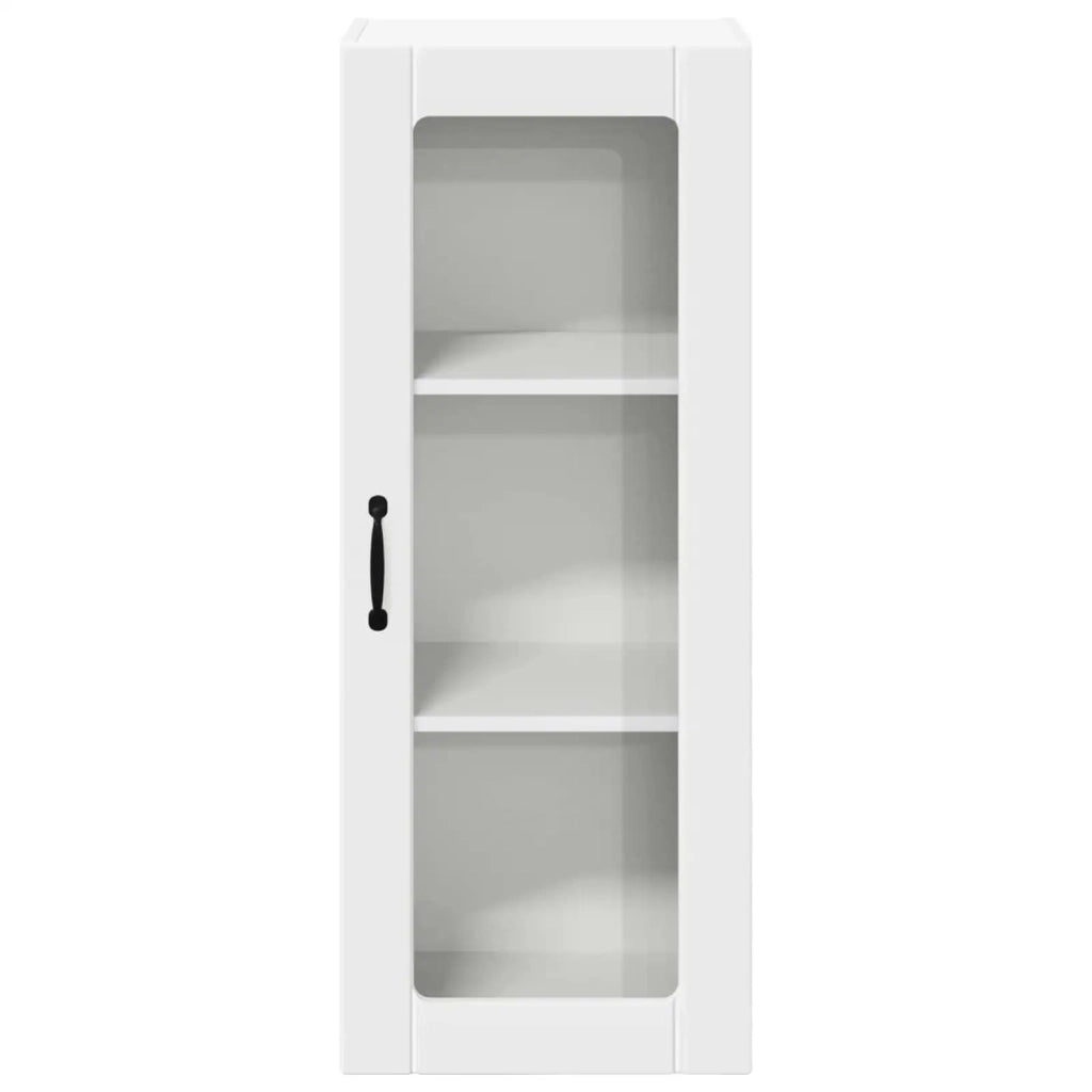 Mobile in vetro da parete LUCCA Bianco 40 x 31 x 100 cm 885095