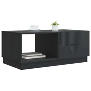Tavolino da salotto | Tavolino da caff¨¨ | Tavolino da Soggiorno Nero 90 x 50 x 37 cm Legno ingegnerizzato