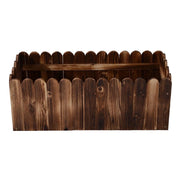 FIORIERA A BOX RETTANGOLARE PER PIANTE 80 X 33 X 30 CM IN LEGNO DI ABETE