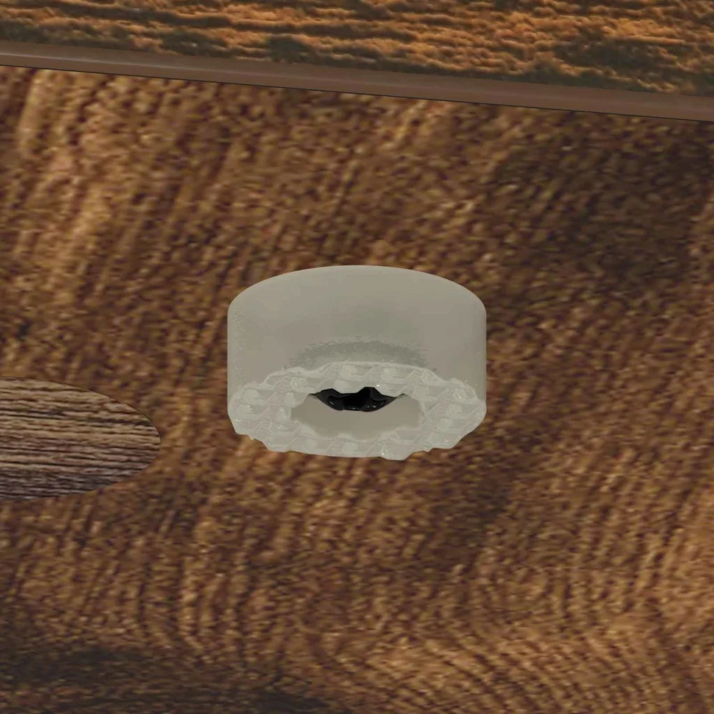 Tavolino Rovere fumé 30 x 30 x 56 cm Legno ingegnerizzato 890936