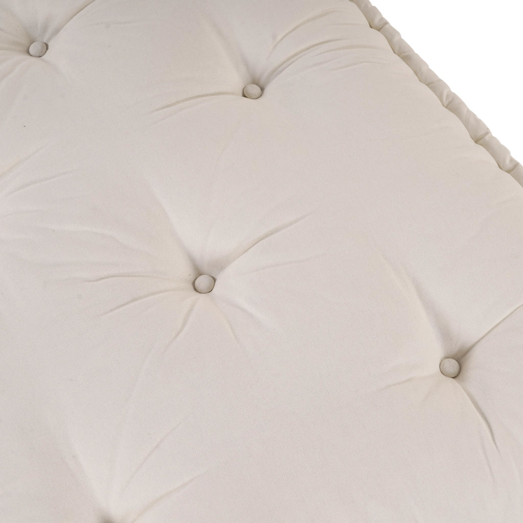 Cuscino per divano a pallet in tessuto crema