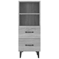 Credenza Grigio Sonoma 34,5x34x90 cm in Legno Multistrato cod mxl 9829