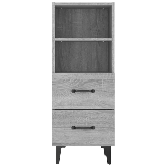 Credenza Grigio Sonoma 34,5x34x90 cm in Legno Multistrato cod mxl 9829