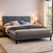 Hypnos, Letto Matrimoniale Dimensione Materasso 160x200 cm, Grigio