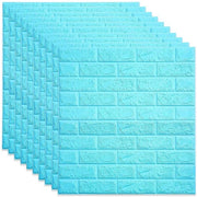 Pannelli da parete 3D - Autoadesivi - Finestra di pietra - Resistente allo shock - Impermeabile - Set da 10 - Adatto per camere da letto e salotti - Decorazione per parete