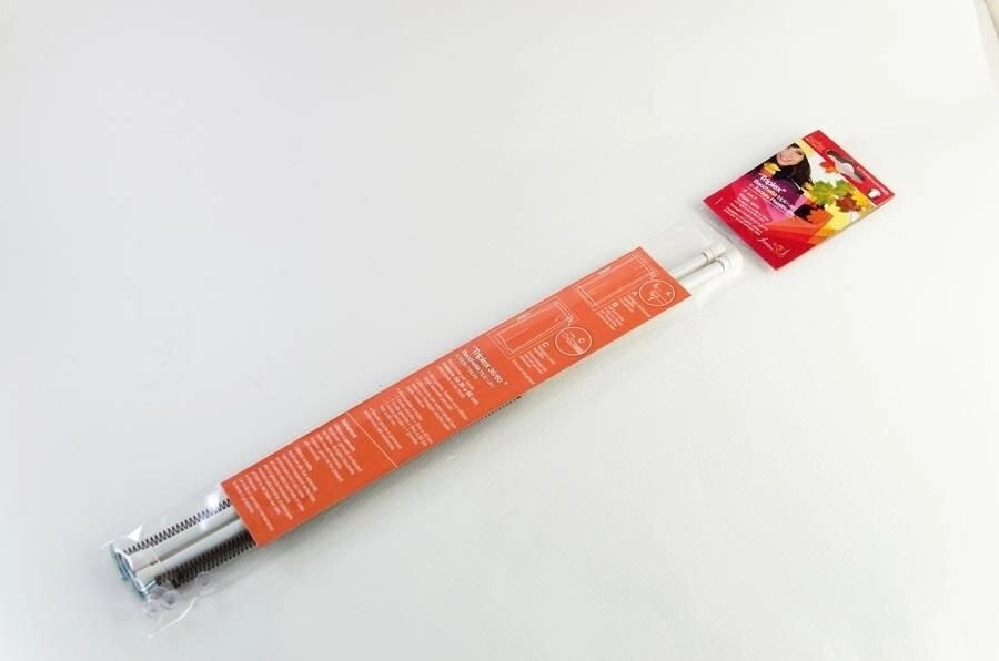 Coppia Bacchetta bastoni per tende allungabile da 60 a 110 cm Bianco
