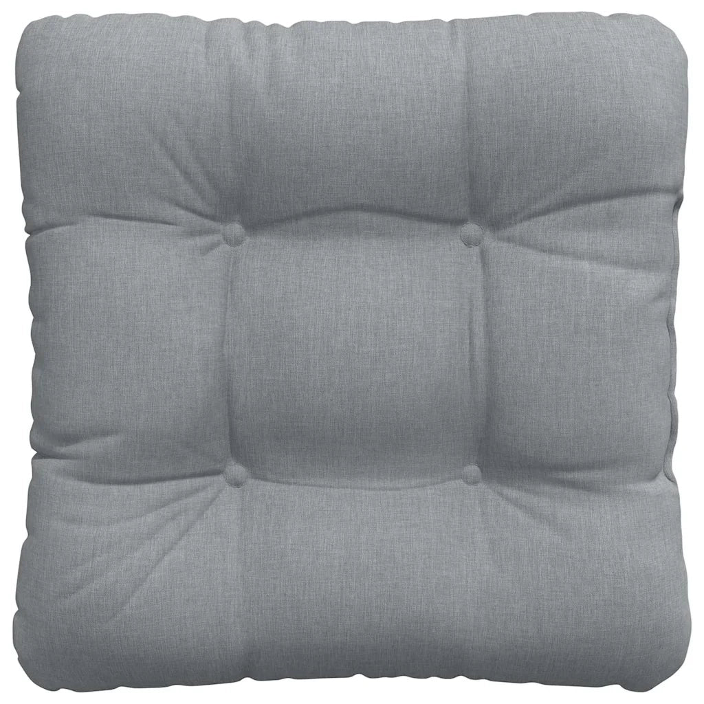 Cuscini per Seduta 4 pcs Grigio chiaro 40 x 40 x 12 cm Tessuto