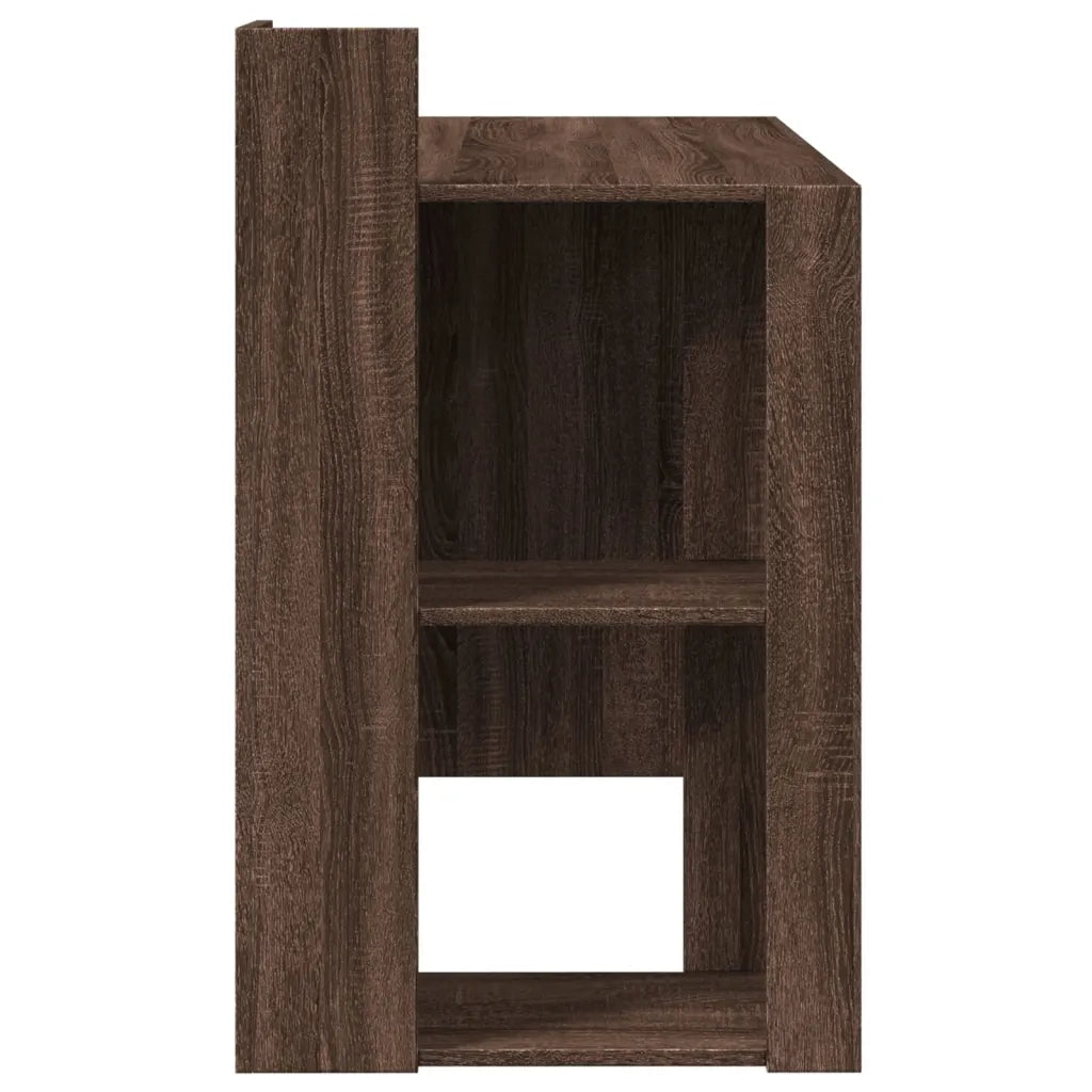 Scrivania Rovere Marrone 103,5x56,5x94 cm in Legno Multistrato 847981