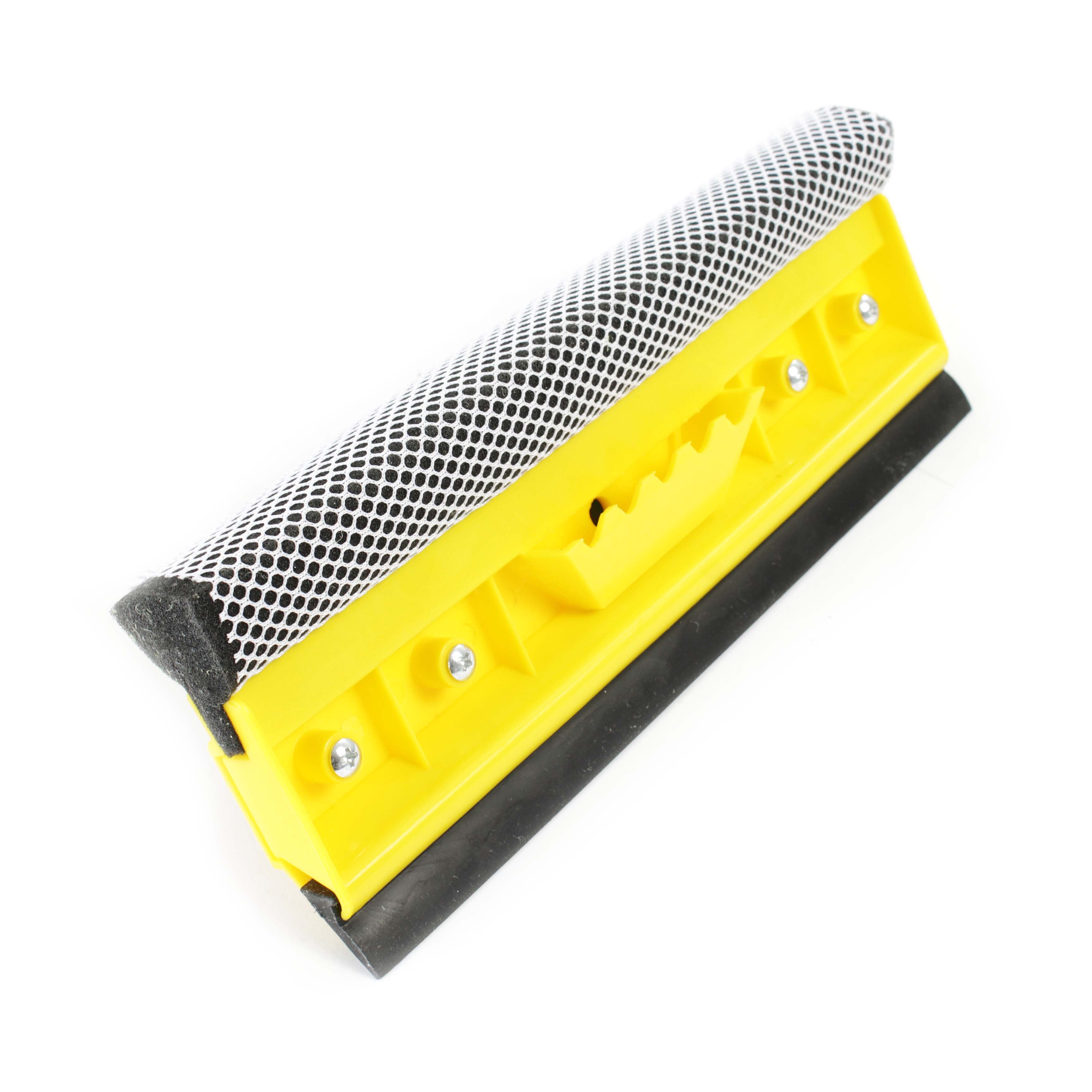 2in1 Spazzola e lavavetri con manico allungabile 145-300cm per lavaggio auto veicoli