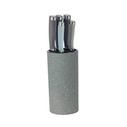 MAURY'S STONE CEPPO CON 5 COLTELLI DA CUCINA