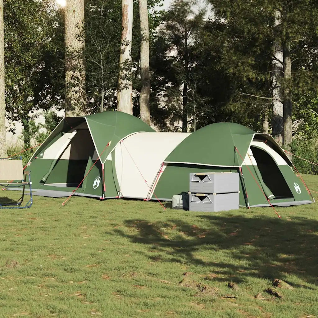 Tenda da campeggio | Tenda da campo per 5 Persone Verde Impermeabile