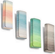 Set di 4 custodie per occhiali da sole, custodia per occhiali da sole portatile con microfibra