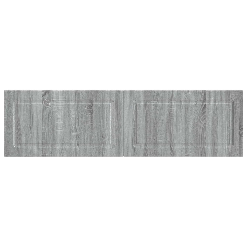 Testiera da Muro UTRECHT Sonoma grigio Legno ingegnerizzato 897821