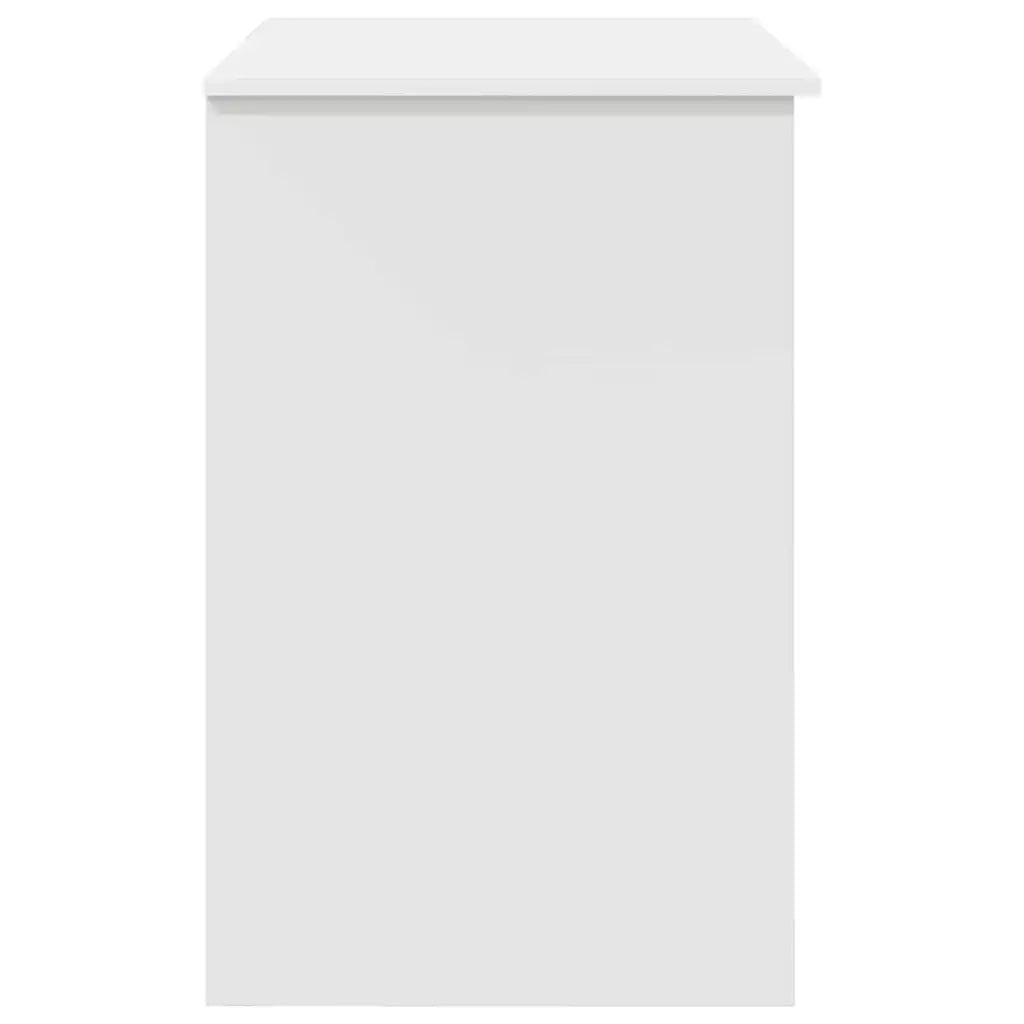Scrivania | Tavolo da Ufficio con cassetto Bianco 90 x 49 x 75 cm Legno multistrato
