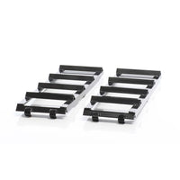 Prolunghe per rampe di carico 2x400kg Estensioni per rampa carrabile auto 650x195mm Acciaio