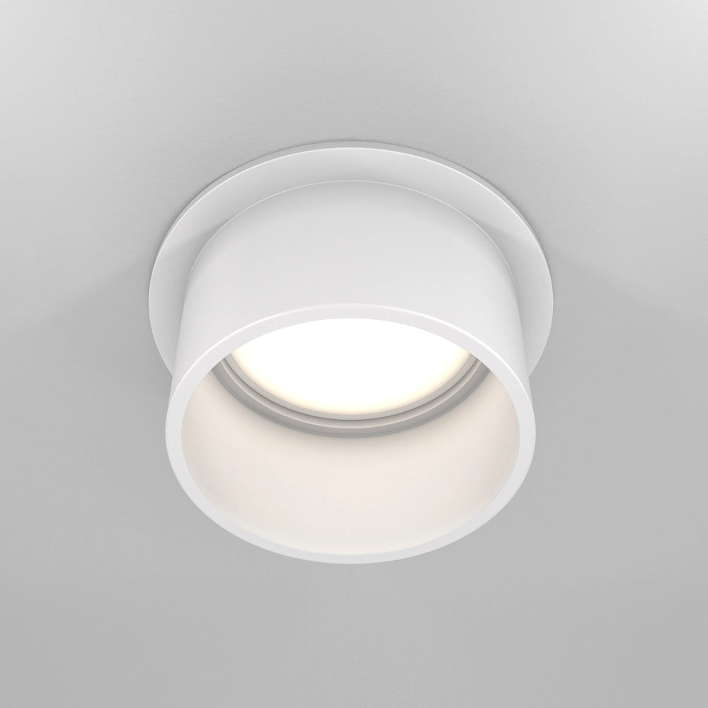 Maytoni Reif DL050-01W faretto incasso bianco GU10 tondo