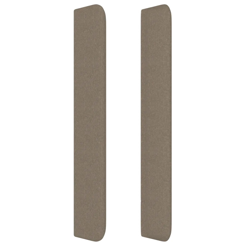 Testiera ad Orecchio Tortora 83x16x118/128 cm in Tessuto 3119894