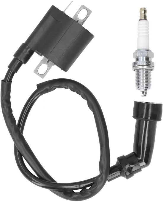 Kit di sostituzione per candele - Manicotto per candela 16mm - Alloggiamento per candela 14mm - Cavo per candela - Candela NGK CR7HSA - Pezzo di ricambio - Accendino per candela