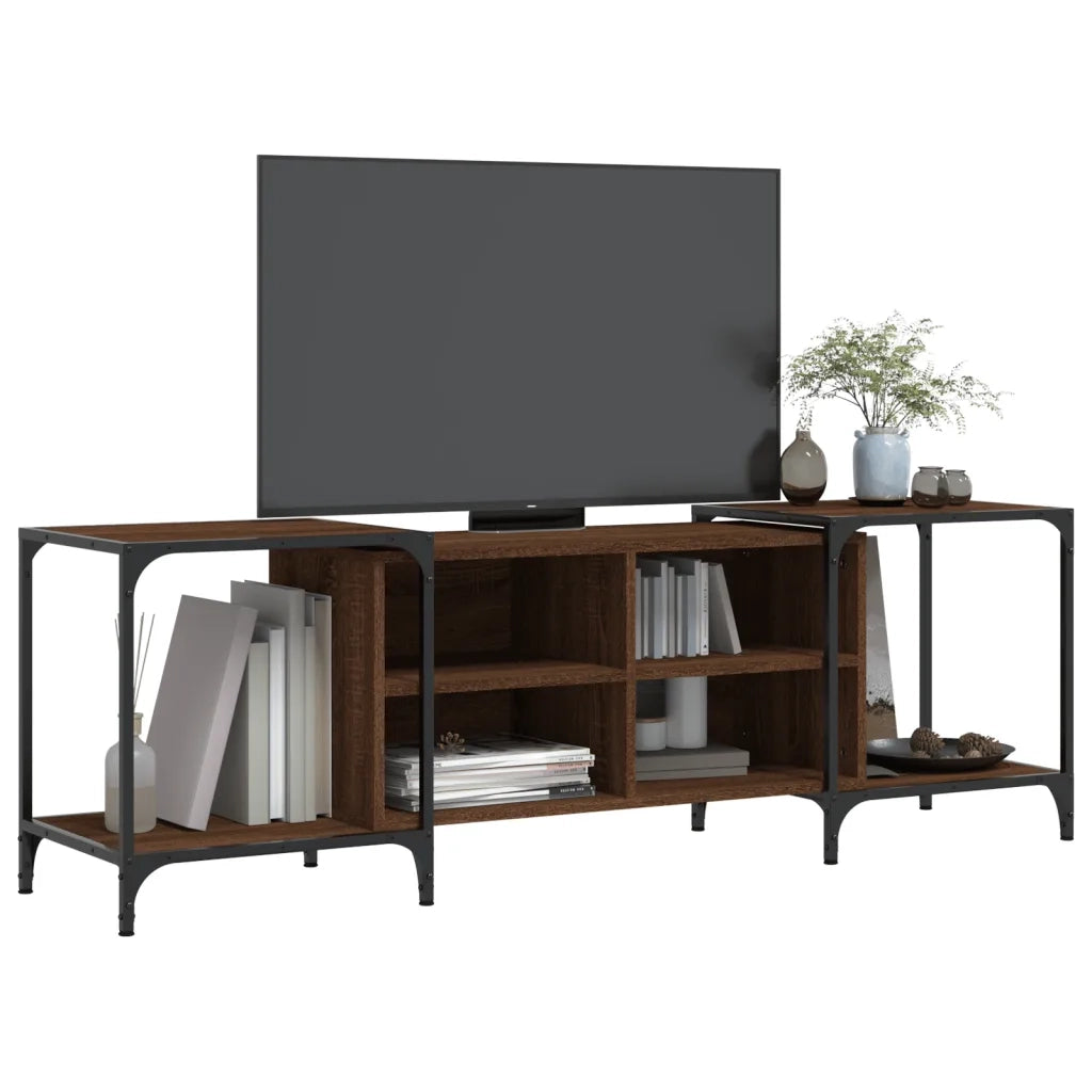 Mobile TV Rovere Marrone 153x37x50 cm in Legno Multistratocod mxl 133394