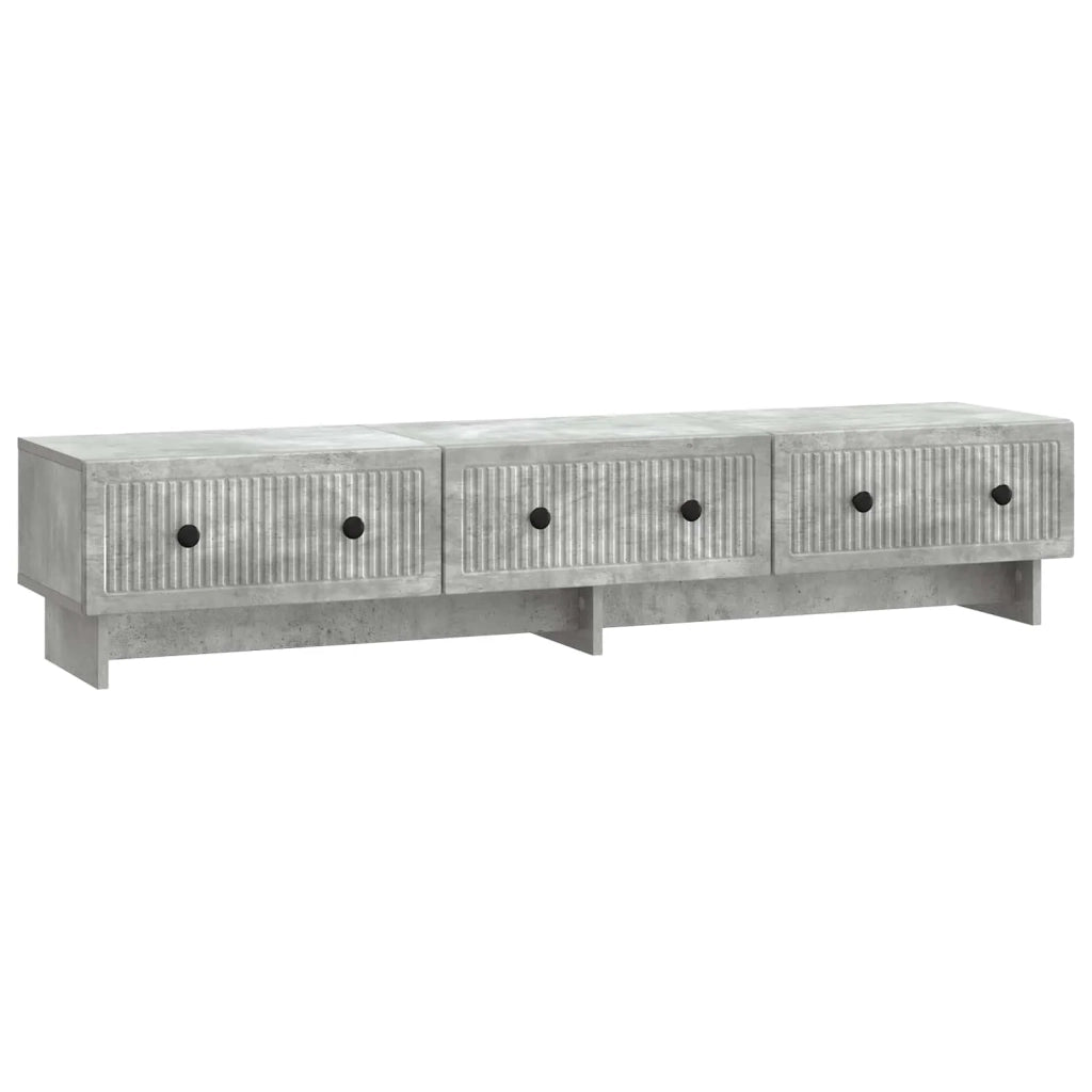Mobile TV con cassetto-Credenza per TV Grigio Cemento 147 x 34,5 x 30 cm 689686