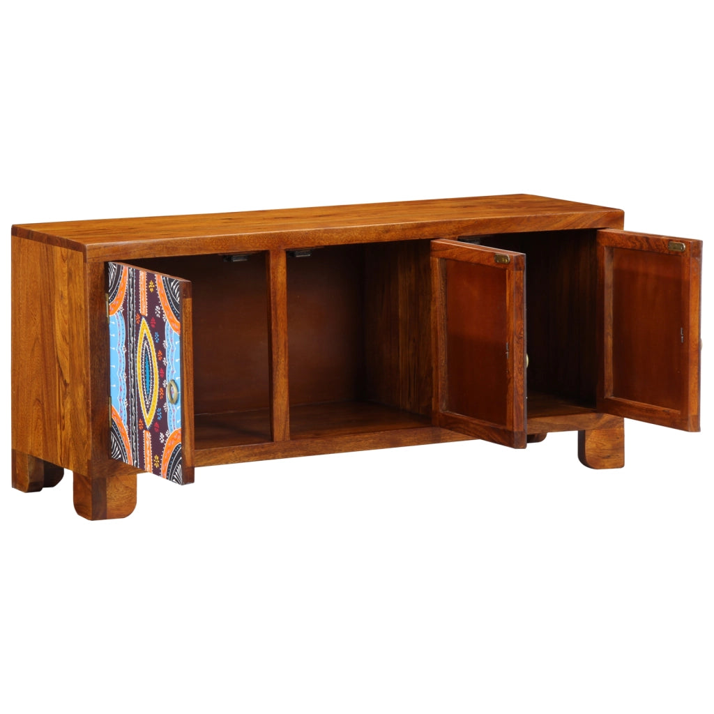 Panchina da Corridoio 100x35x45 cm Legno massello di acacia