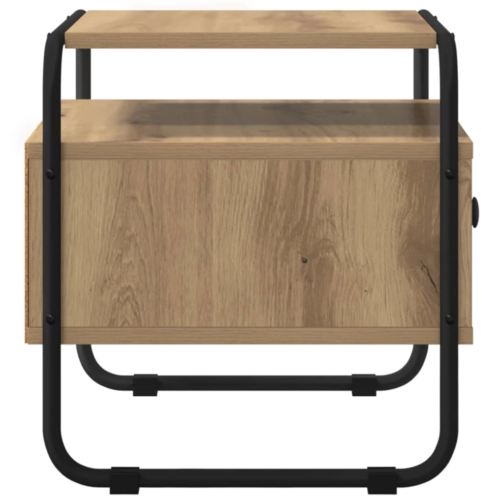 Armadio da Notte 2 pz Rovere Artigianale 40 x 39,5 x 40 cm 8007682
