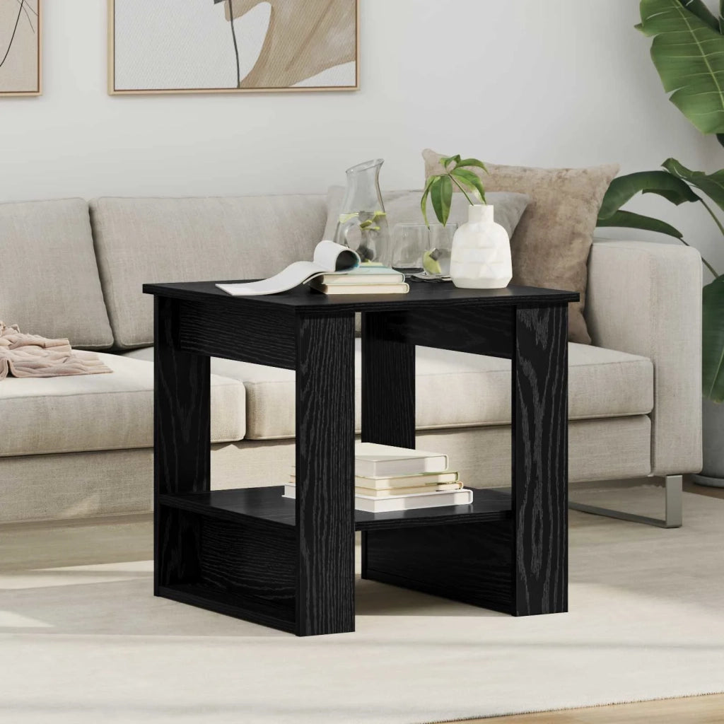 Tavolino da salotto Rovere Nero 51 x 50 x 50 cm 8000197