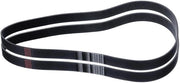 Set di 2 cinture a V poli, 10 righe, 102 cm di lunghezza, 10 cm di larghezza, 0,35 cm di altezza - gomma EPDM - cinture micro-V a multi-wig