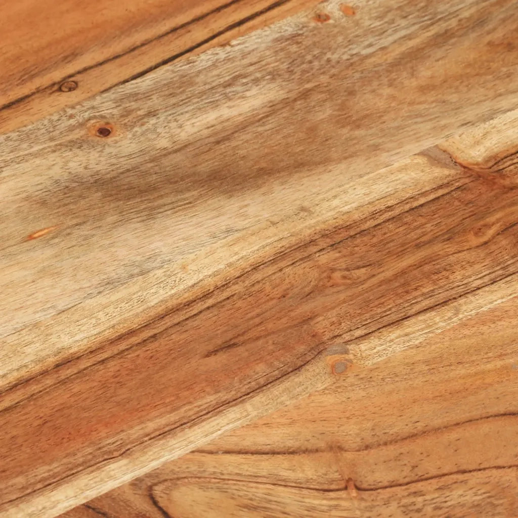 Tavolino 35x35x55 cm in Legno Massello di Acacia cod mxl 8718