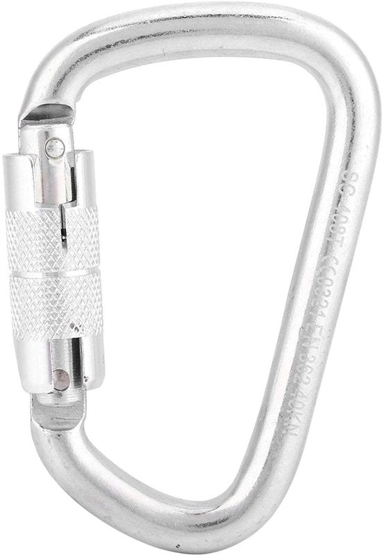 Carabiner a D-ring - Accessorio esterno - Grande formato - Ideale per viaggi e arrampicata