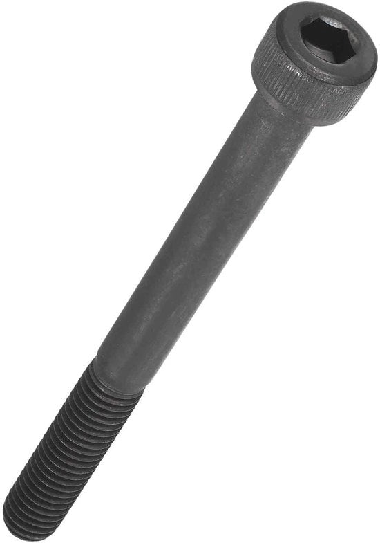 Viti interni a 8 mm - 10 pezzi - M8-1,25 x 85 mm - Rivettatura a scorrimento - Nera ossidata - Grado 12,9 - Duratura e versatilità - Viti