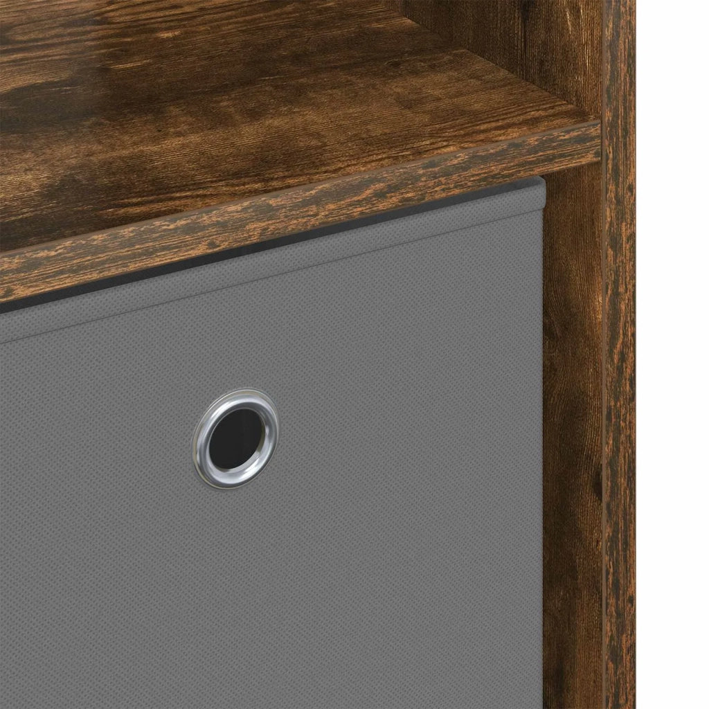 Credenza con cassetto Rovere fumé 73,5 x 24 x 69,5 cm
