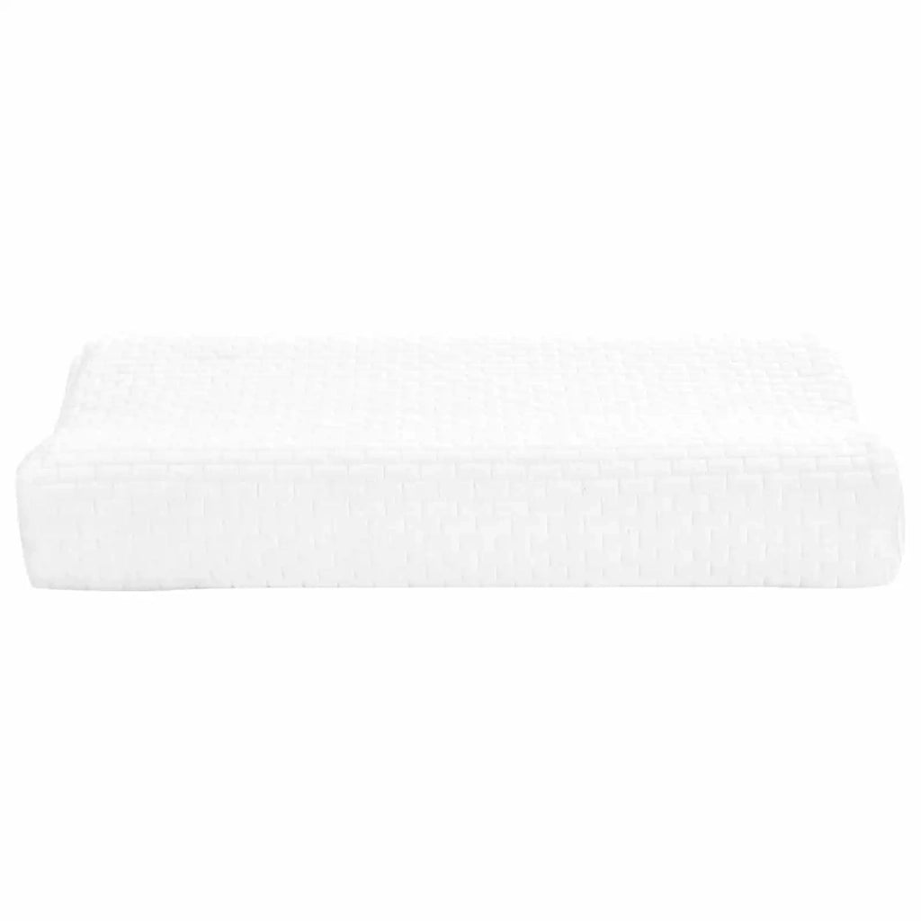 Cuscino da Letto Bianco 50 x 30 x 10,5 cm Schiuma Memory CFW9167605