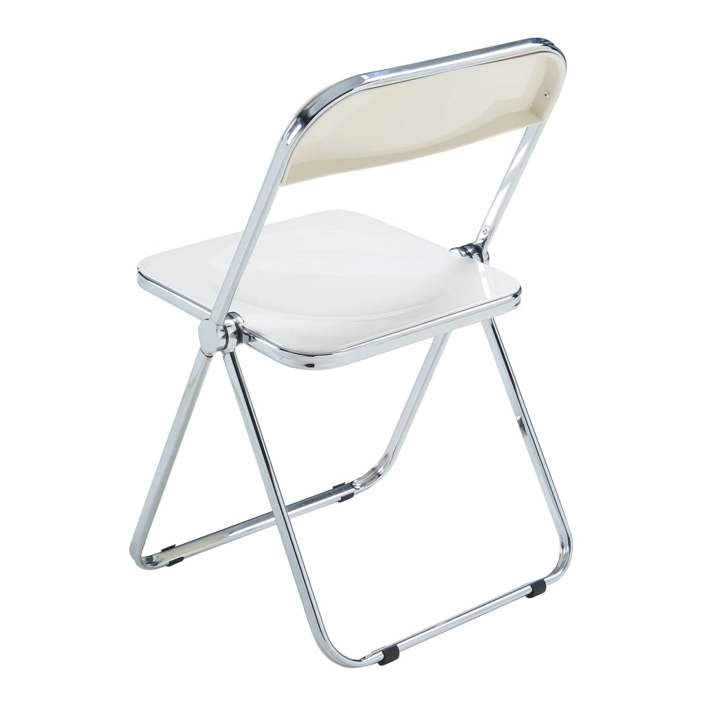 Set di 6 sedie pieghevoli 74 x 46 x 47 cm bianche 03_0009902