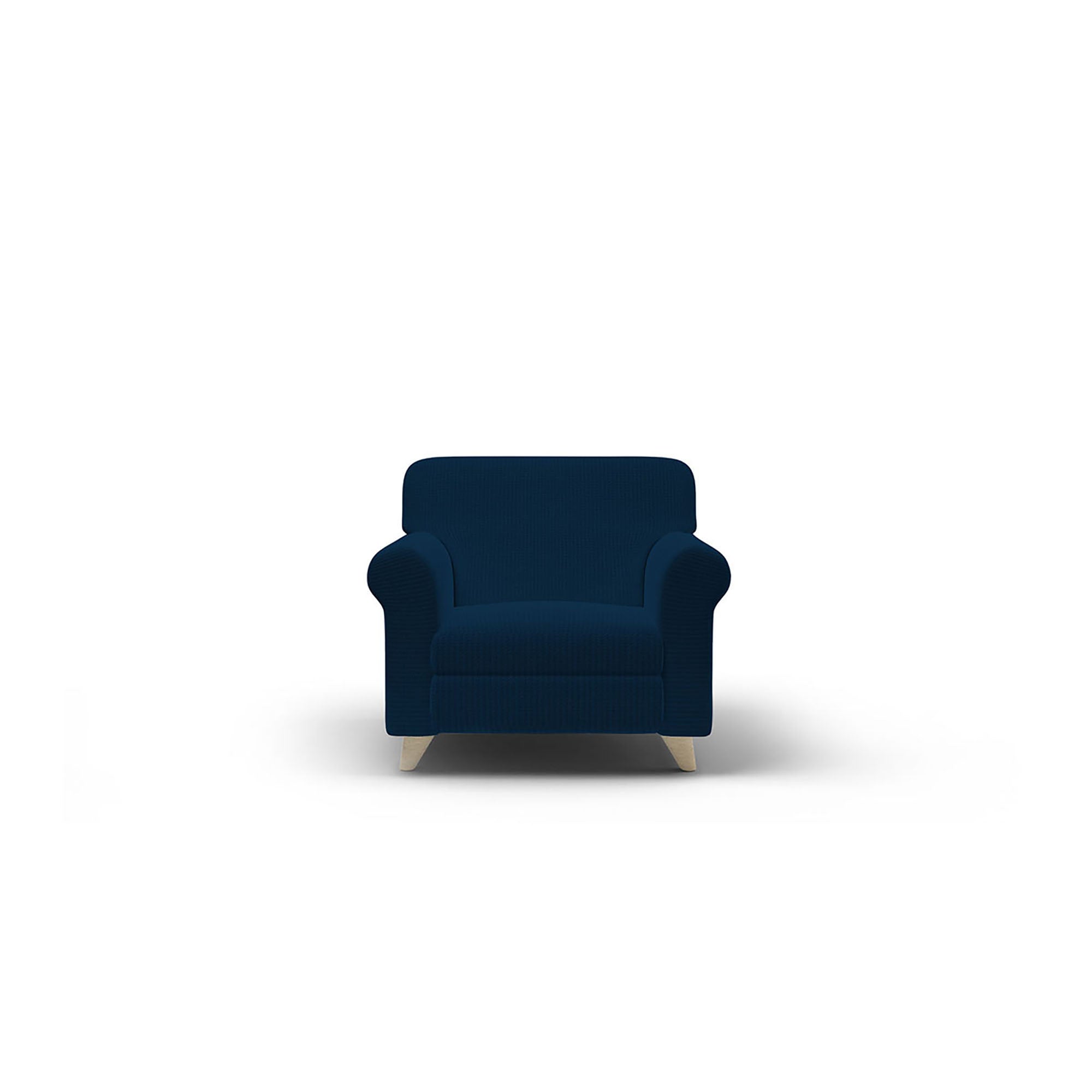 Copridivano Elasticizzato 1 Posto in Poliestere Iris Blu Scuro