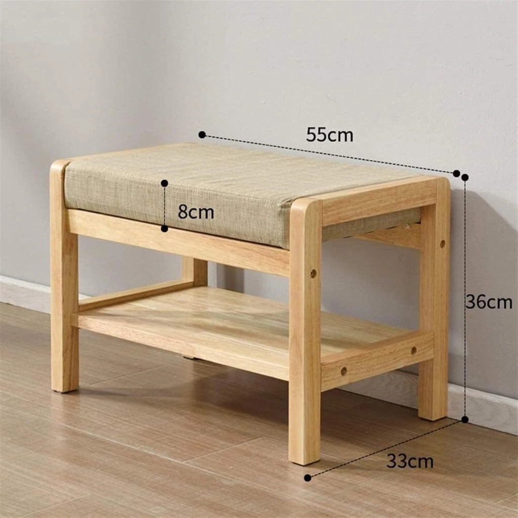 scarpiera Scarpiera per la casa Scarpiera Scarpiera in Legno Scarpiera per Uso Domestico con Cuscino per Sedile Scatola da Scarpe per Ingresso Soggiorno (Dimensioni : Small)