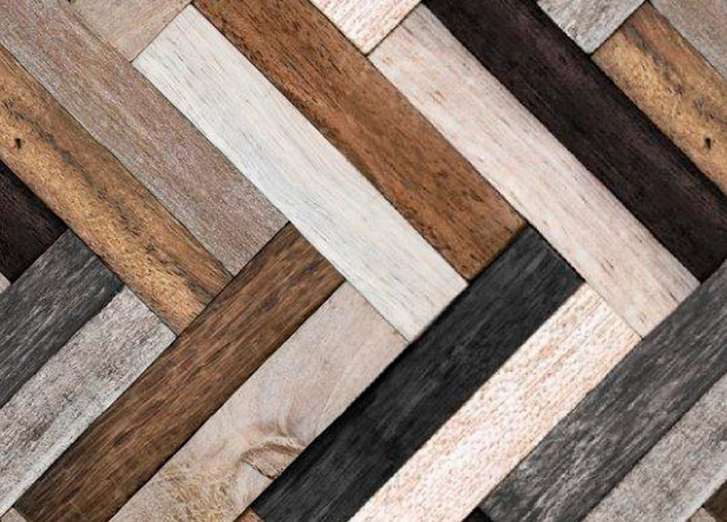 Tappeto Passatoia Cucina Antiscivolo Stampa Digitale Dis. Listelli Legno - 50x50 - Legno