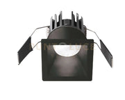 GFA961N- - FARETTO DA INCASSO NERO IN ALLUMINIO A LED 4000K 656LM 8W QUADRATO 5,6X5,6CM
