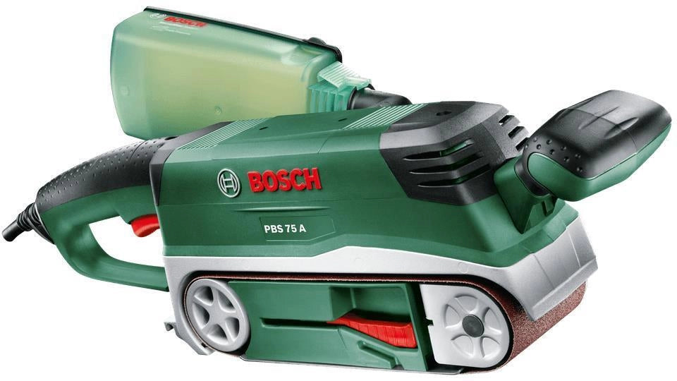 Bosch PBS 75 A Levigatrice a nastro Nero, Verde 710 W