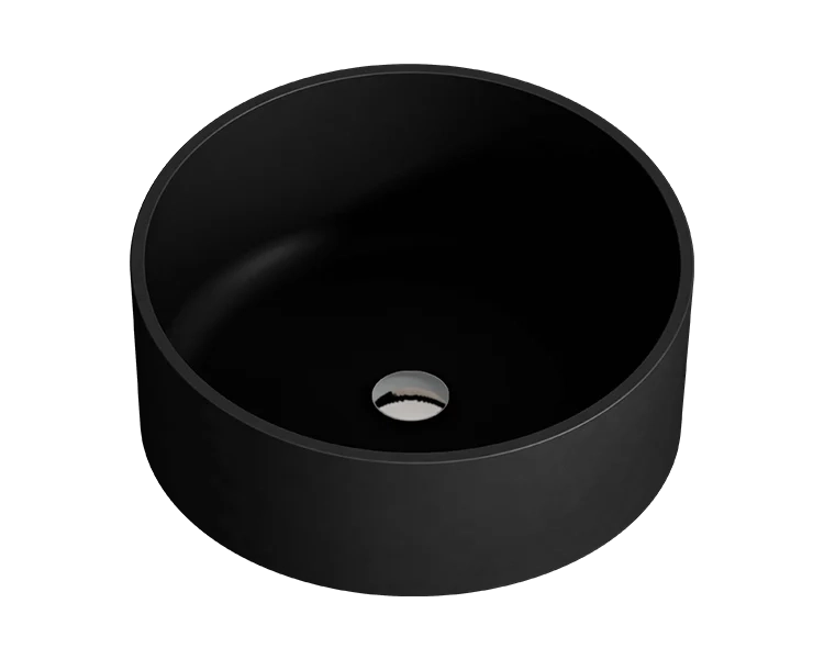 Lavabo da appoggio Solid Surface ARENA - nero