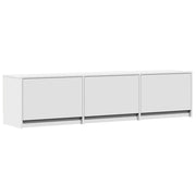 Mobile TV con led Bianco 165 x 34 x 40 cm Legno multistrato 8006547