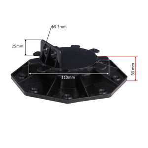 Set 90 supporti per pavimenti galleggianti, Altezza regolabile 33-64mm Max 2700 kg, Piedini Decking