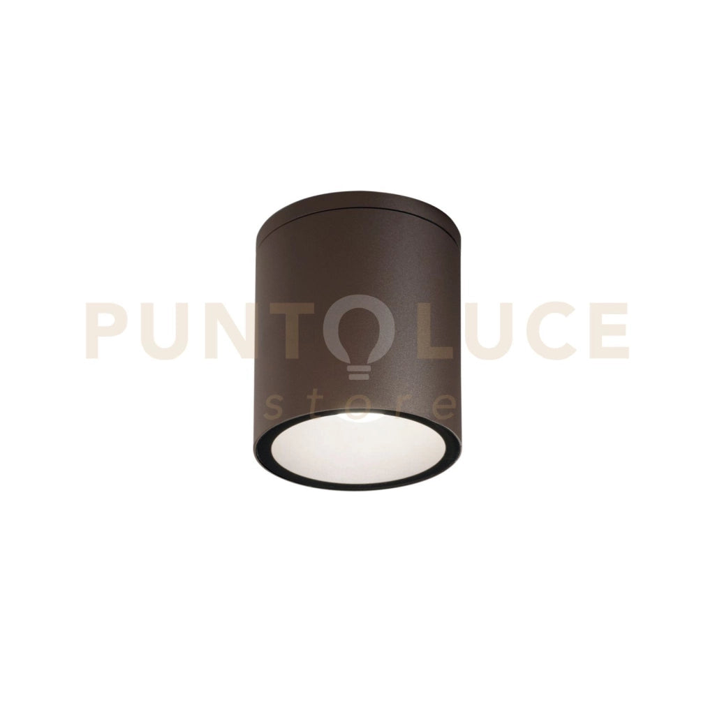 PLAFONIERA CITIZEN CORTEN TONDA 1 LUCE ATTACCO E27 IP54 14,5X17CM