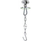Hendecaplastica a capo di soffitto con gancho di potenza fino a 200 kg con catena di estensione 78 cm inclusa