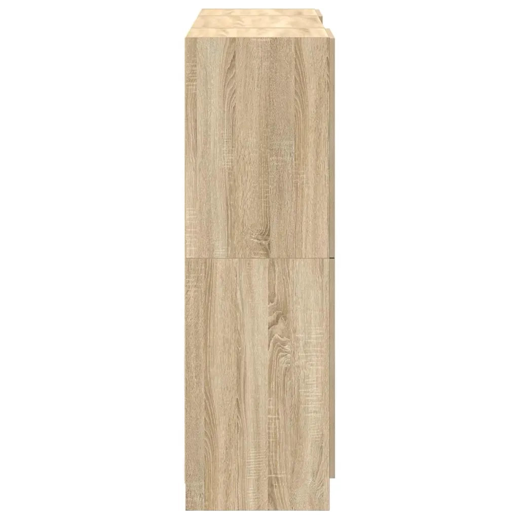 vidaXL Set di Mobili da Cucina 3 pz Rovere Sonoma in Truciolato