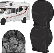 Cassetti per cerchioni acqua - 2 pezzi - protezione UV per cerchioni - cassetti per cerchioni di riserva - copri cerchioni - diametro totale cerchioni 78-73 cm - copri cerchioni per camper, SUV e rimorchi.