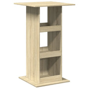 Tavolo Bar Portaoggetti Rovere Sonoma 60x60x102 cm Multistrato